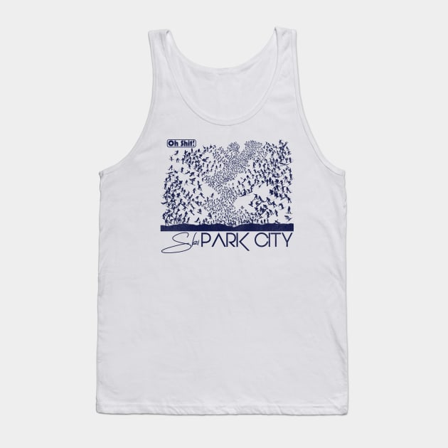 Oh Shit! Ski Park City Tank Top by darklordpug